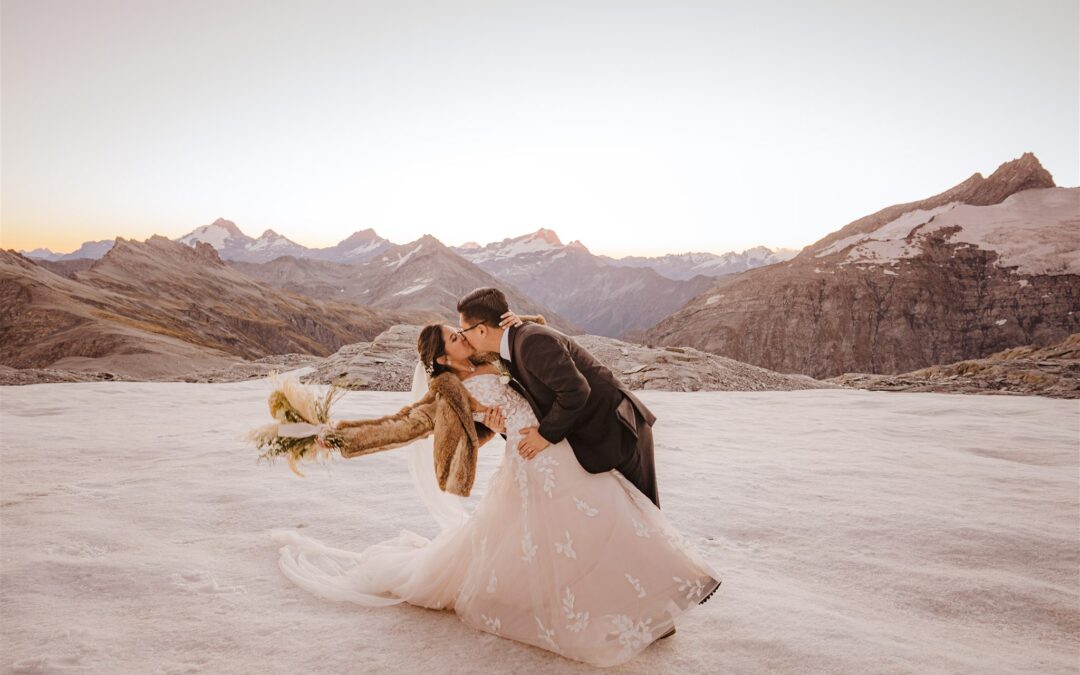 Queenstown Helicopter Weddings at Tyndall Glacier
