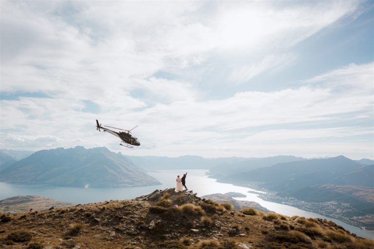 The Remarkables wedding, Queenstown mountain wedding, Queenstown Helicopter wedding